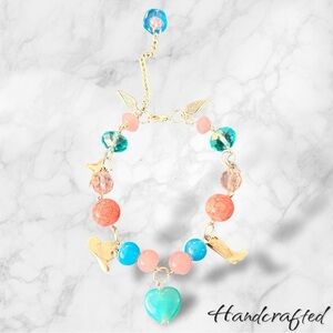 Handcrafted - Silver Western Theme Bracelet with extender